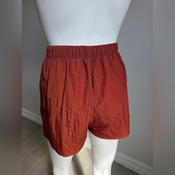 Elegant Lace Detail Rust Top - Picture 11 of 16